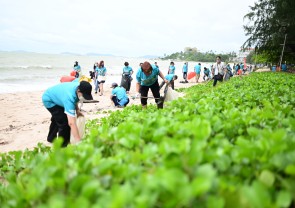 กิจกรรมเก็บขยะชาดหาดเนื่องในวันอนุรักษ์ชายฝั่งสากล ประจำปี 2563 ครั้งที่ 18